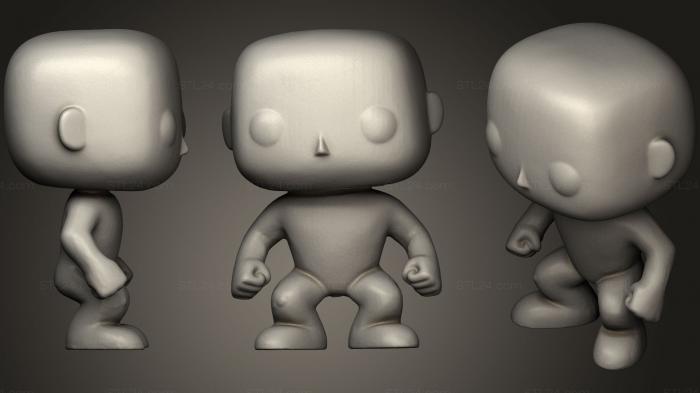 Figurines simple (Toy Figure, STKPR_1313) 3D models for cnc